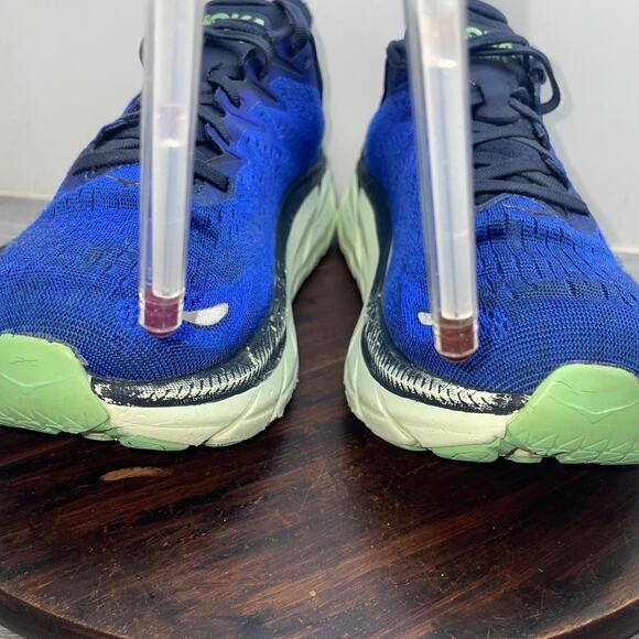 Hoka One One Clifton 8 Shoes Blue Mesh Running Walking Sneakers Men’s Size 10 D main image 9